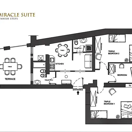 Spanish Steps Miracle Holiday home